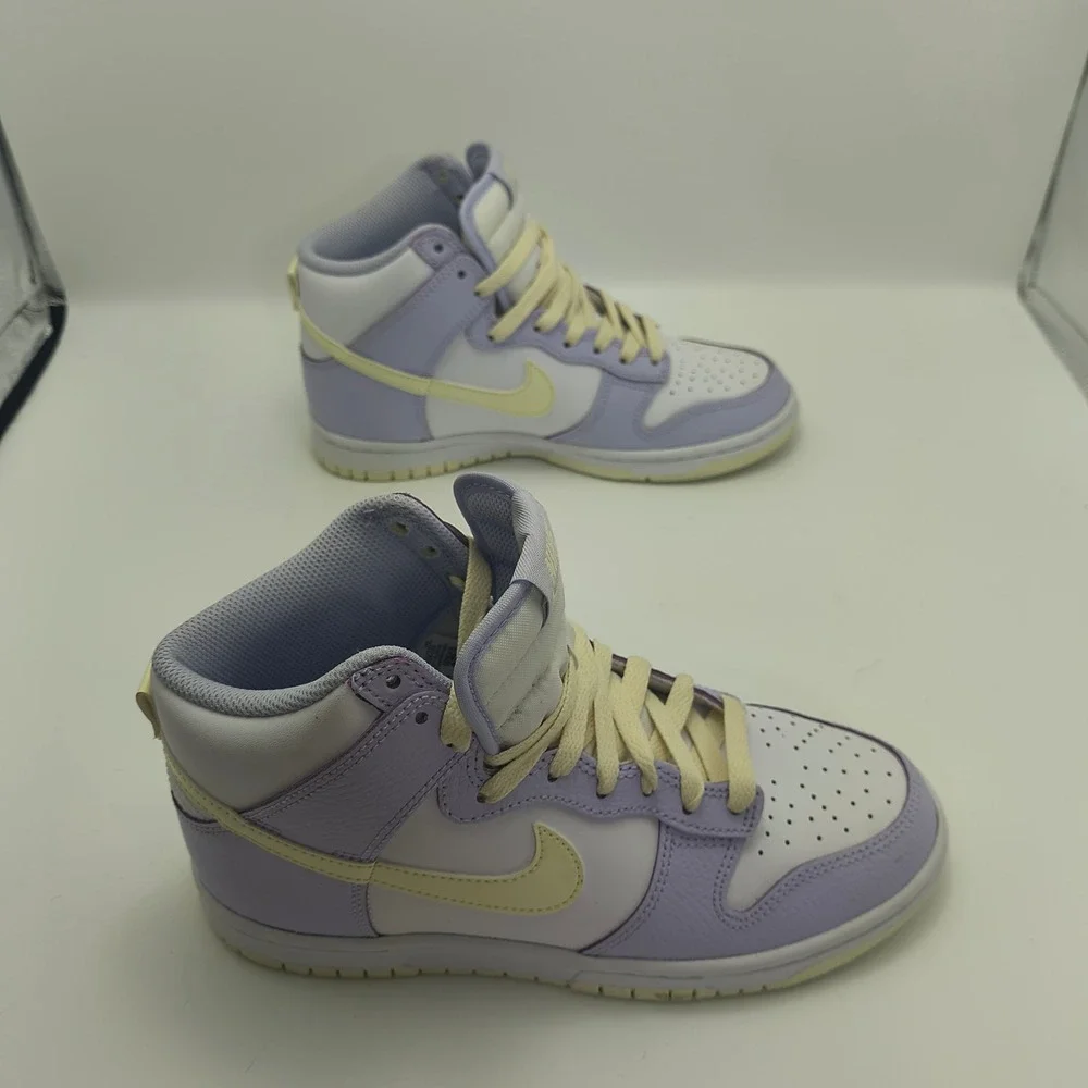 Nike Dunk High Oxygen Purple White Sail Womens Sneakers FN3504-100 Size 7